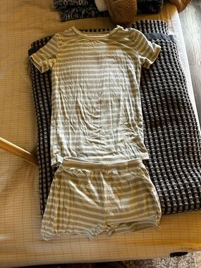Striped Bamboo Pajama Set